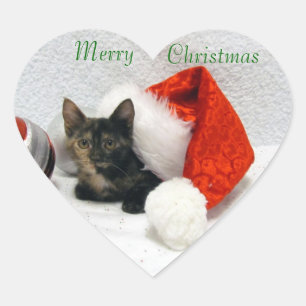 Autocollants de Noël de Holley - Chat / Chatons