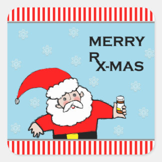 autocollants de Noël de la pharmacie