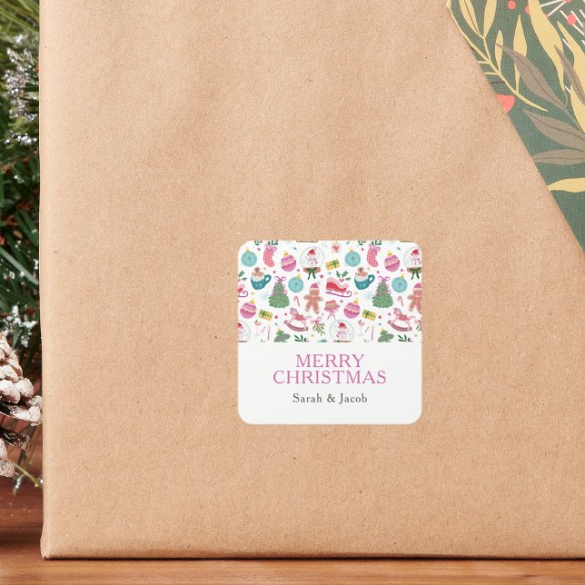 Autocollants de Noël Fantaisistes (Bright, Whimsical Christmas Doodles Stickers a Joyful, Creative Holiday Look by Painted Paperie)