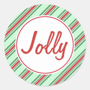 Autocollants de Noël Jolly Mint