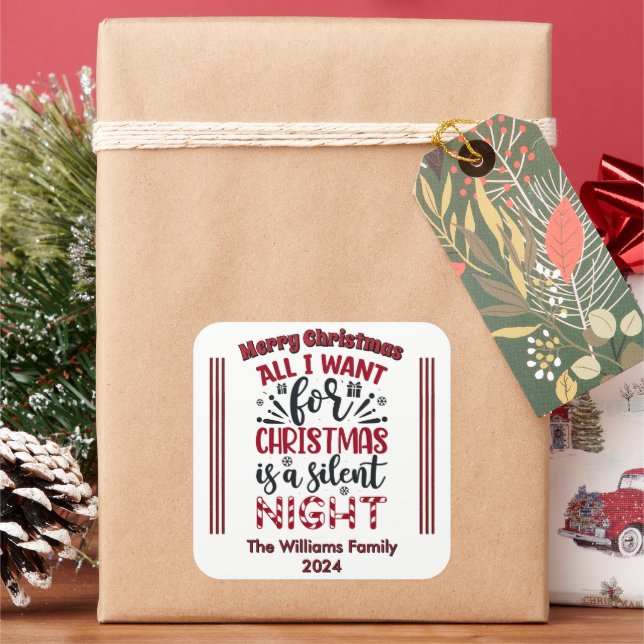 Autocollants de Noël joyeux pour les Fêtes (vacances)