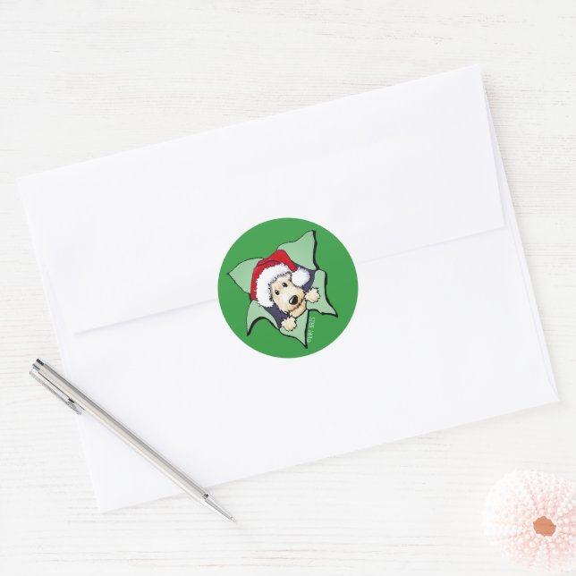 Autocollants de Noël Scottie (Enveloppe)