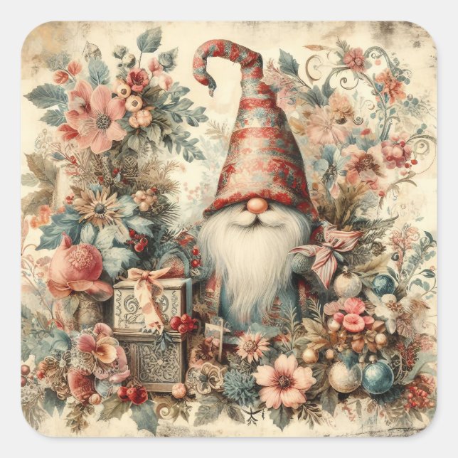 Autocollants de Noël vintage (Devant)