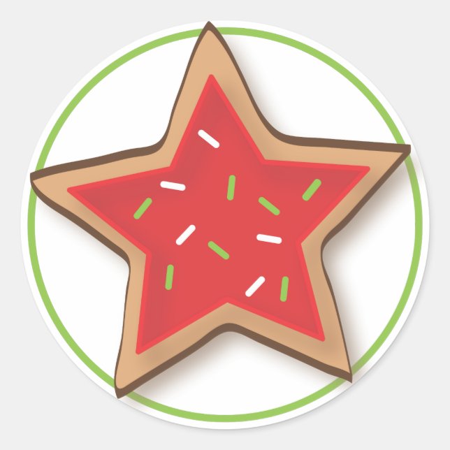 Autocollants de Noël Yummy Cookie (Devant)