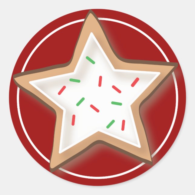 Autocollants de Noël Yummy Cookie (Devant)