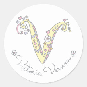 Autocollants de nom d'id de nom personnalisé pour 