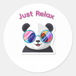 autocollants de panda mignons