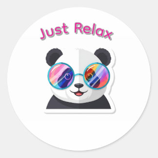 autocollants de panda mignons