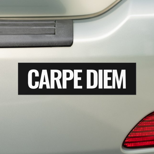 Autocollants de pare-chocs Carpe Diem (En voiture)
