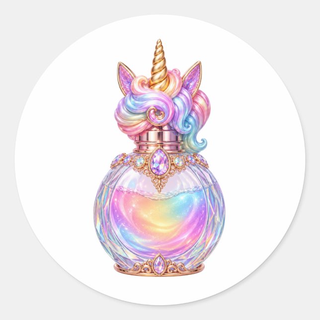 Autocollants de parfum de licorne (Devant)