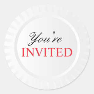 Autocollants de partie de pique-nique de plat