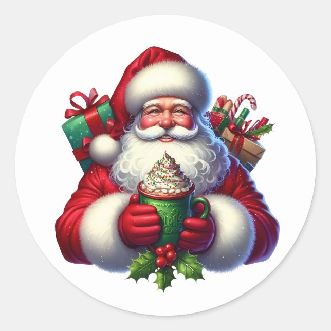 Autocollants de Père Noël (Devant)