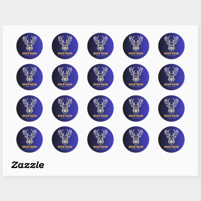 Autocollants de personnalisation de logo d'entrepr (Feuille)