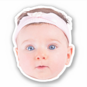 Autocollants de photos de visage personnalisés, vi