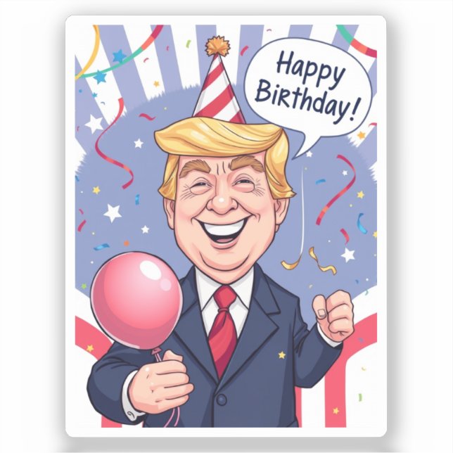 Autocollants de photos pour fête d'anniversaire (Recto)