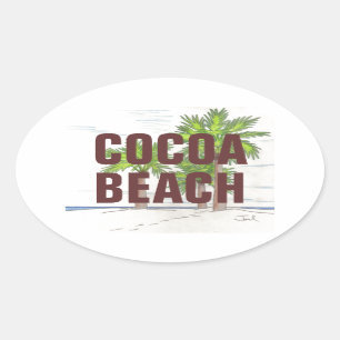 Autocollants de PLAGE de CACAO (4)