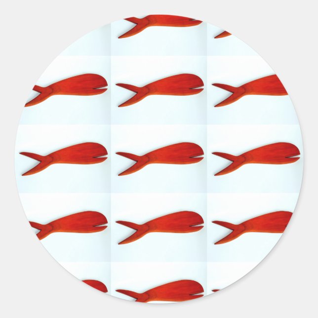 autocollants de poisson sculpté (Devant)