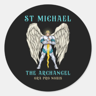 Autocollants de prière catholiques Saint Michel l'