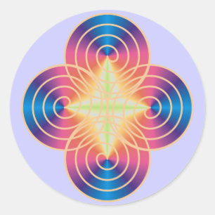 Autocollants de prisme de Spriral