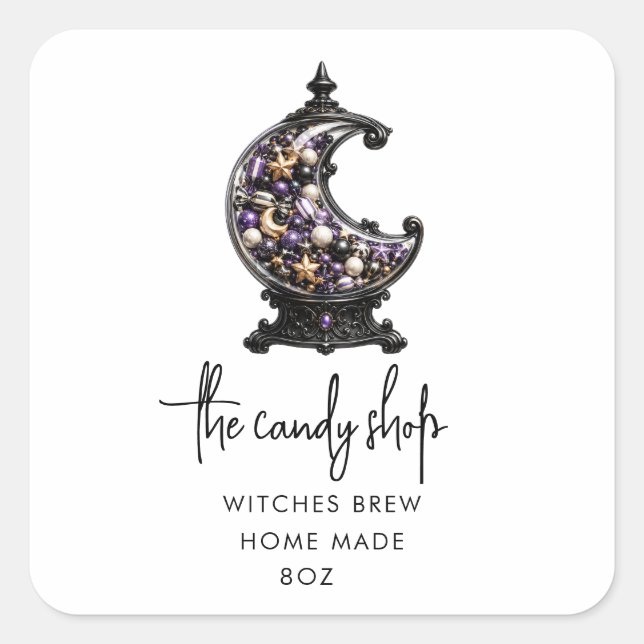 Autocollants de produits Halloween vibrants (Devant)