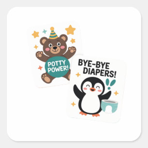 Autocollants de propreté Bye Bye Nappies
