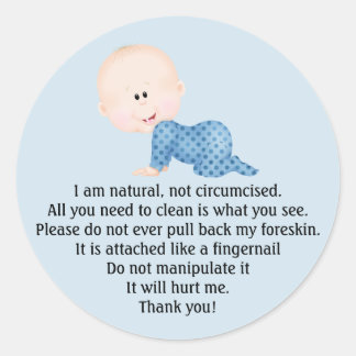 Autocollants de rappel de circoncision pour la
