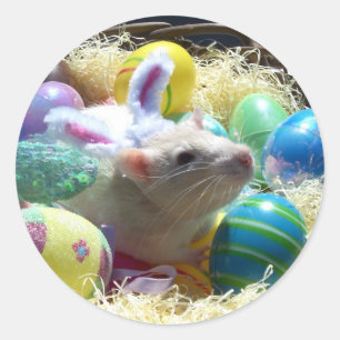 Autocollants de rat de Pâques