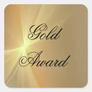 Autocollants de récompense d'or pour albums et inv
