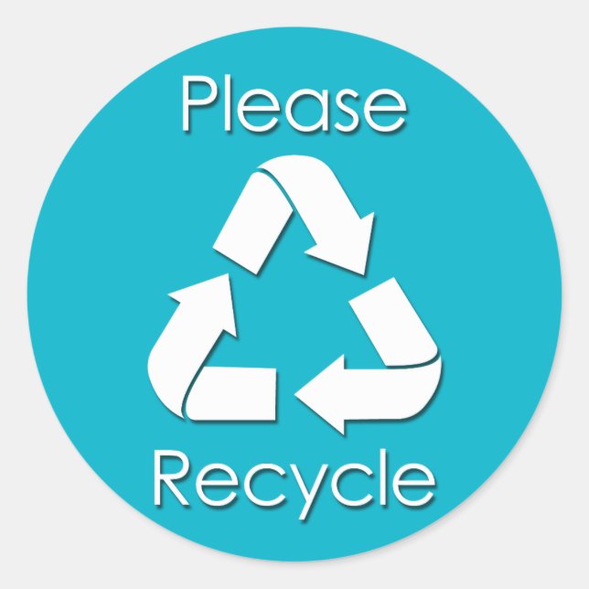 Autocollants de recyclage (Devant)