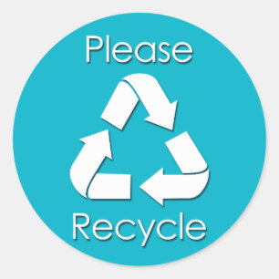 Autocollants de recyclage