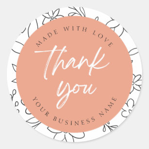 Autocollants de remerciement