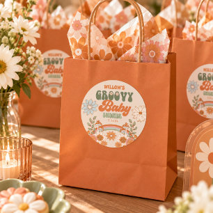 Autocollants de remerciement pour Baby Shower Groo