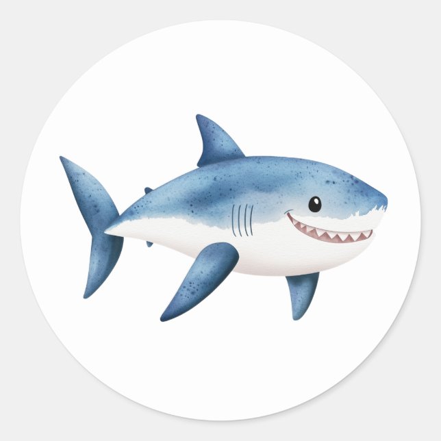 Autocollants de requin mignons (Devant)