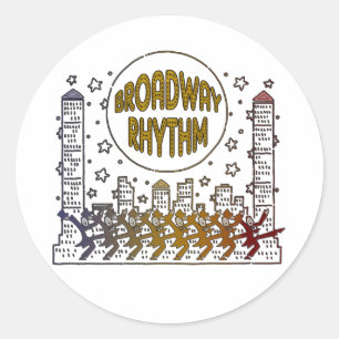 Autocollants de rythme de Broadway