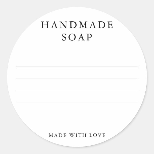 Autocollants de savon (Devant)