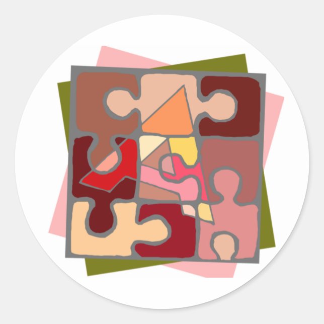 autocollants de sensibilisation sur l'autisme (Devant)