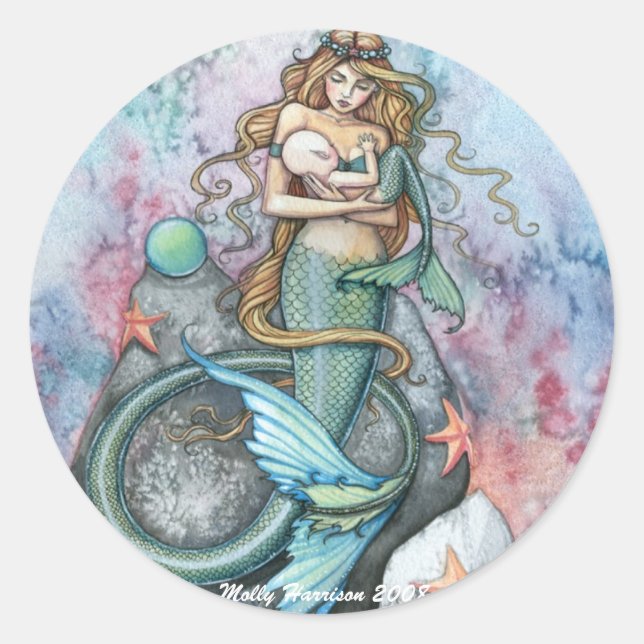 Autocollants de sirène d'amour éternel par Molly H (Devant)