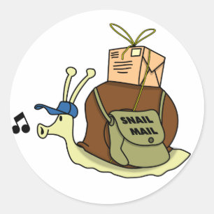 Autocollants de snail mail