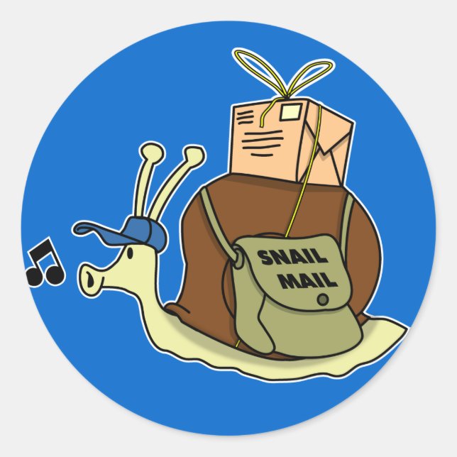 Autocollants de snail mail (Devant)