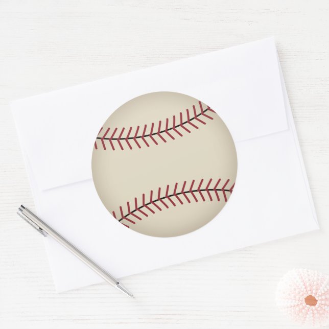 Autocollants de sport de baseball vintage (Enveloppe)