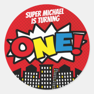 Autocollants de super héros, décor de fête