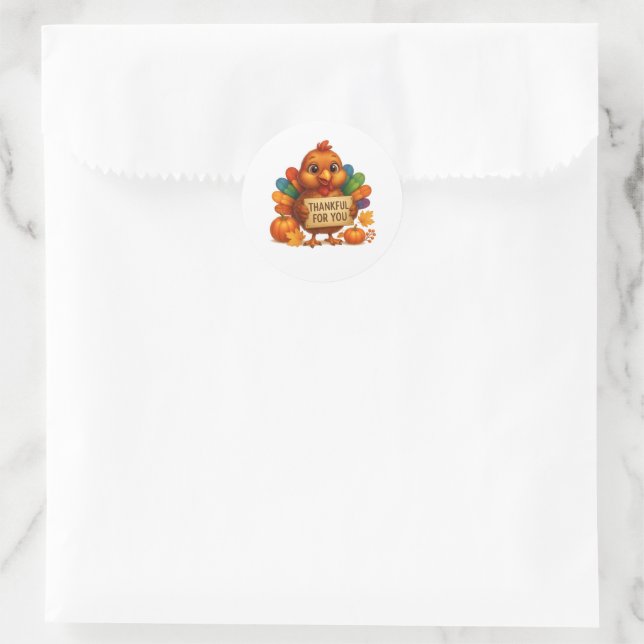 Autocollants de Thanksgiving (Sac)