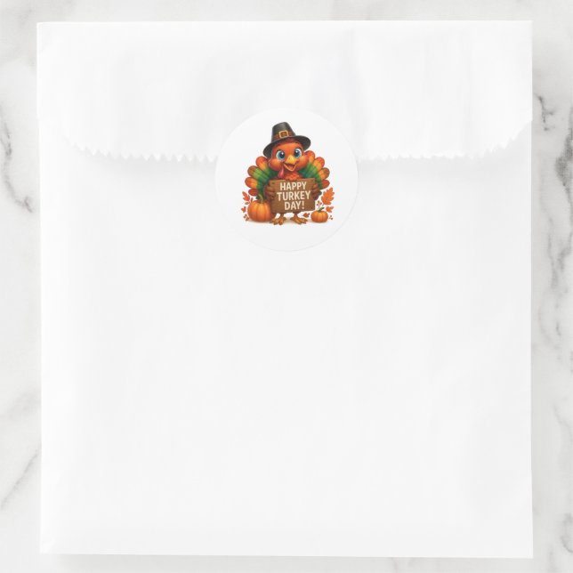 Autocollants de Thanksgiving (Sac)