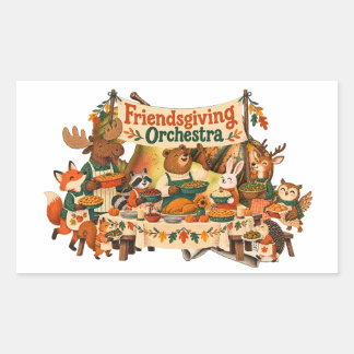 Autocollants de Thanksgiving pour l'Orchestre de F