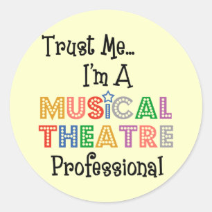 Autocollants de théâtre musical de Faites-moi