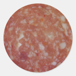 Autocollants de tranche de salami