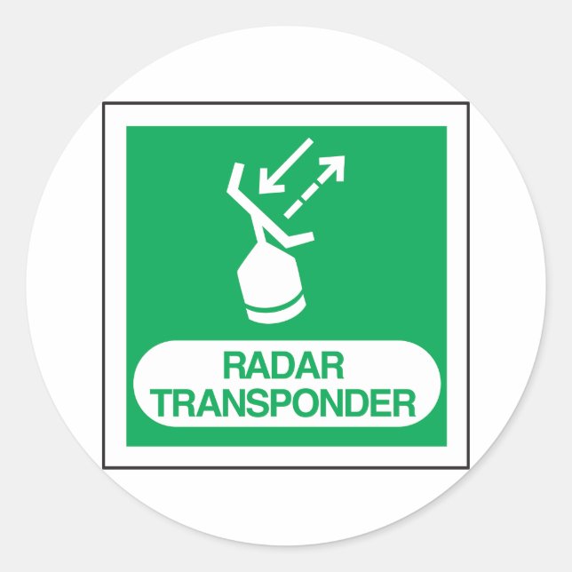 Autocollants de transpondeur radar (Devant)