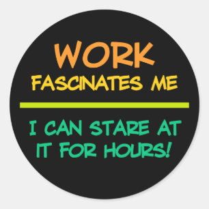 Autocollants de travail