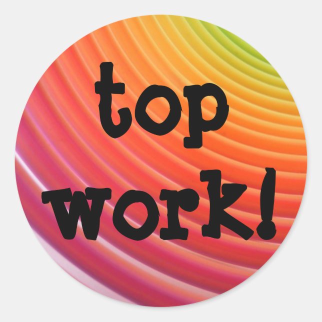 Autocollants de travail Rainbow (Devant)