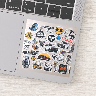 autocollants de vinyle personnalisés, bâton de vin